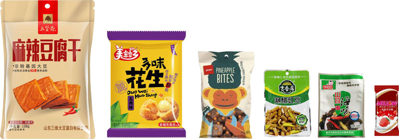 HY8-300R大規(guī)格給袋式包裝機樣品圖